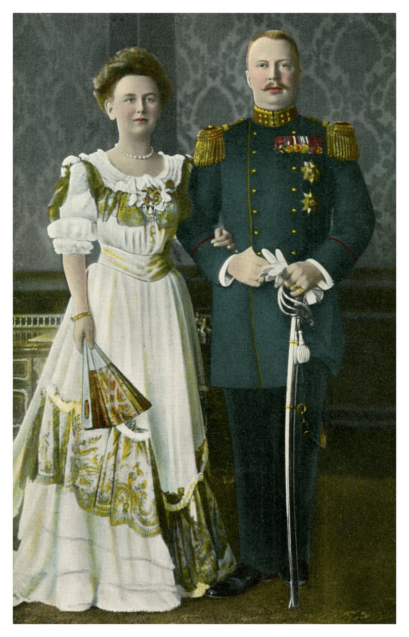 Queen Wilhelmina and Prince Henry of the Netherlands, c1900s-c1910s by Unbekannt