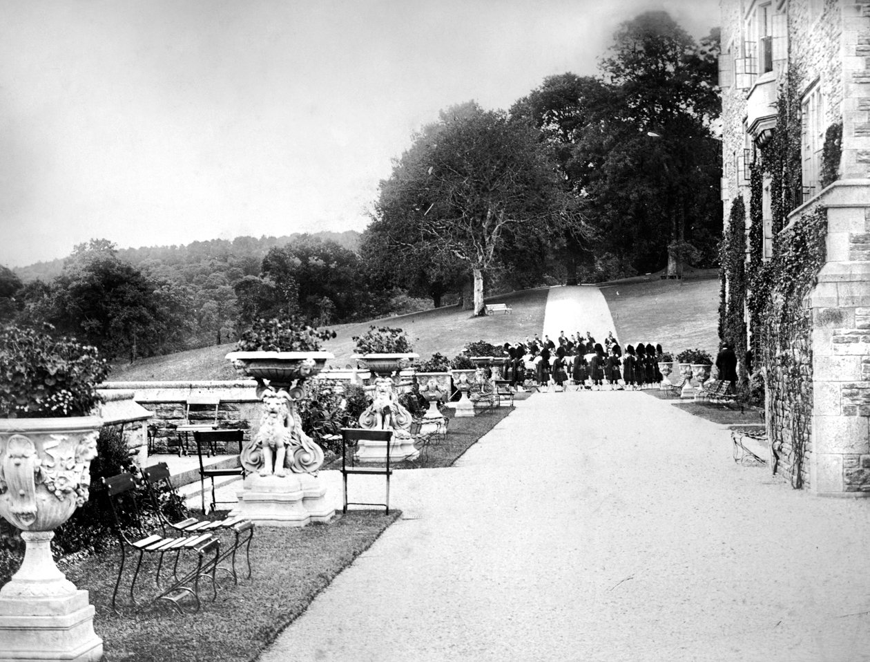 Rear Garden, Flete, c1882 by Unbekannt