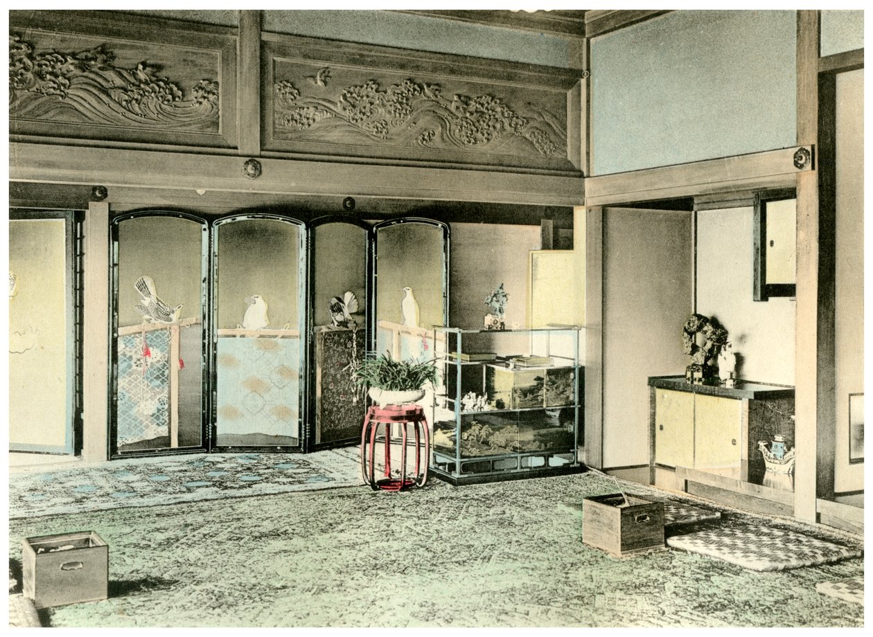 Reception Room in a Japanese Nobleman's House by Unbekannt
