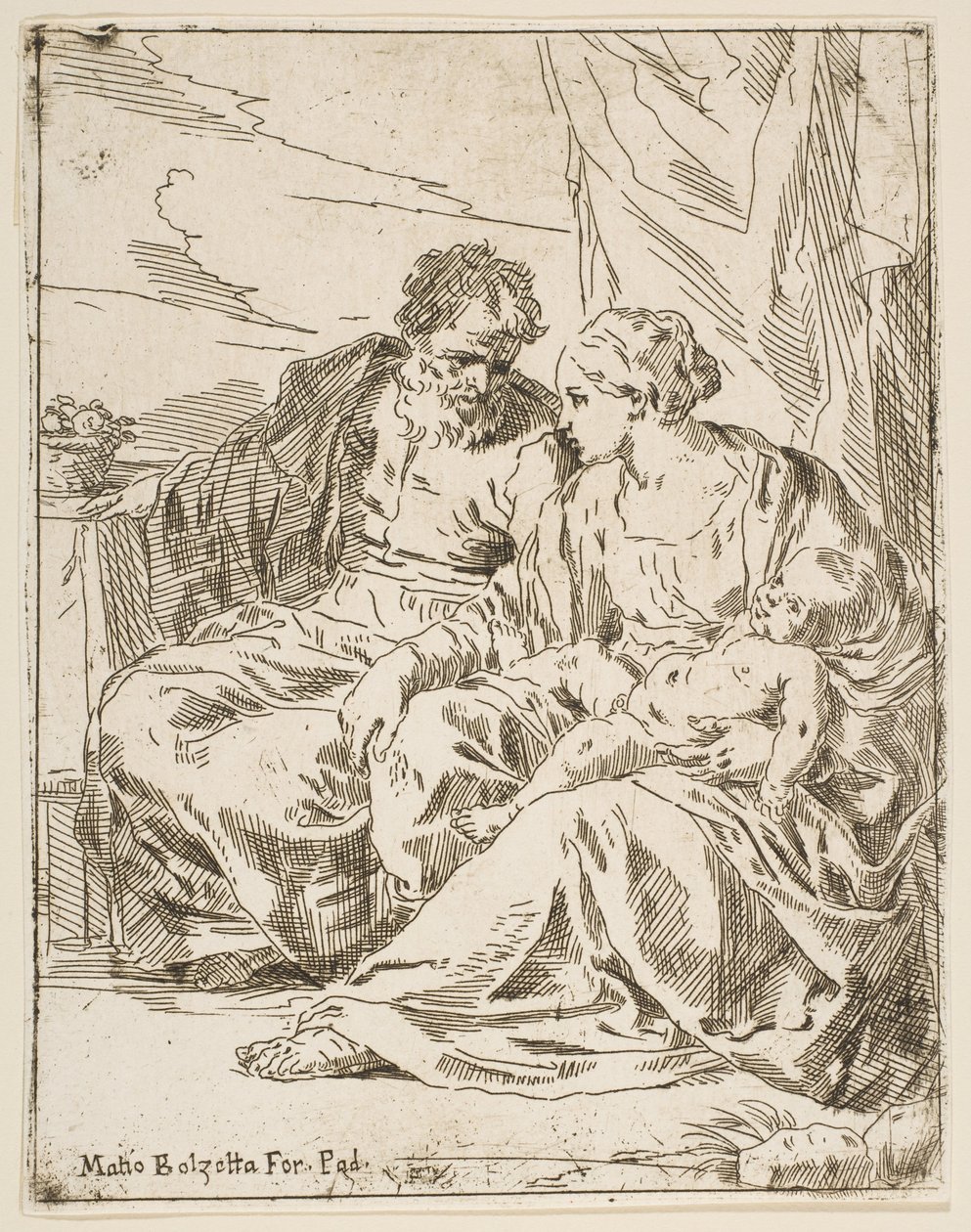 Rest on the Flight into Egypt, Mary Holding the Infant Christ while St. by Unbekannt