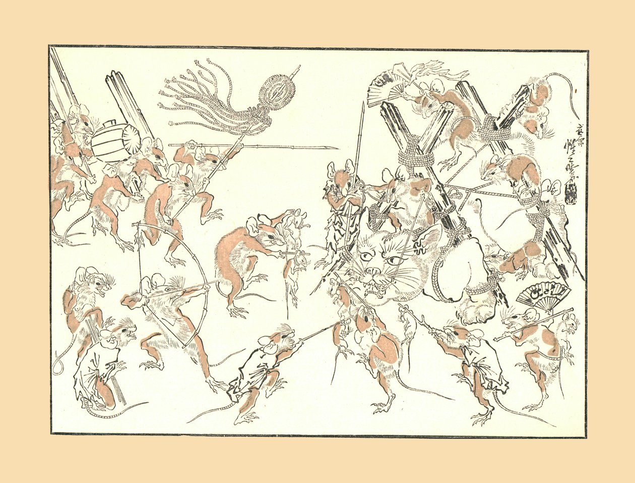 Retribution, the Rats and the Cat, 1878 by Unbekannt