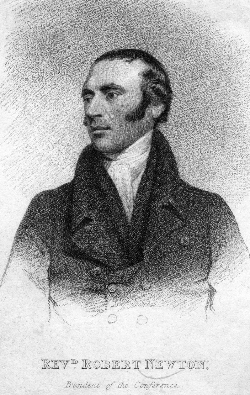 Reverend Robert Newton, Wesleyan Methodist minister by Unbekannt