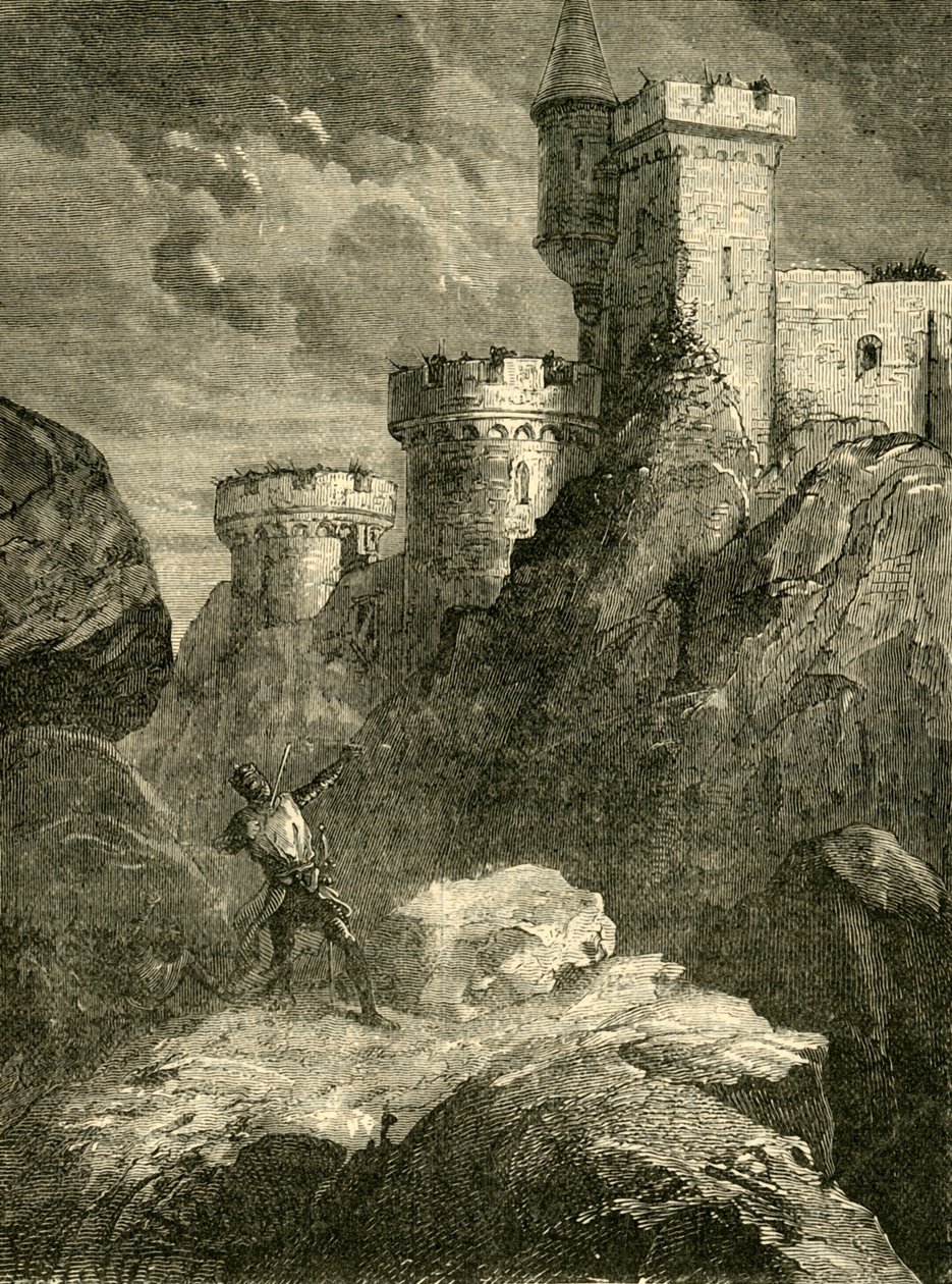 Richard I Wounded at the Siege of the Castle of Chaluz by Unbekannt