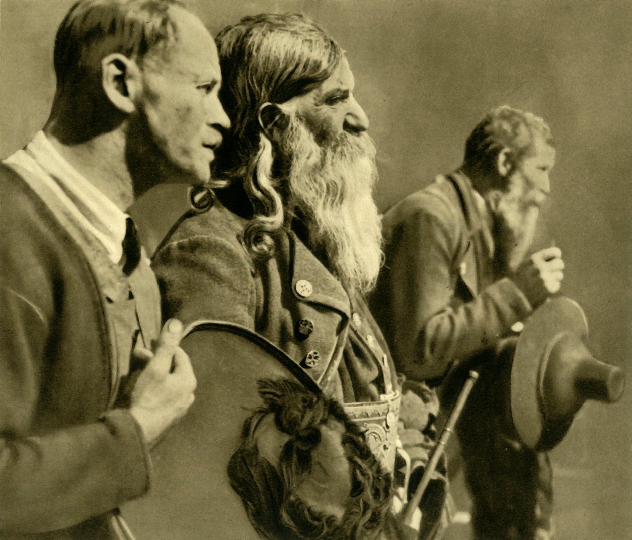 Riflemen praying, Tyrol, Austria by Unbekannt
