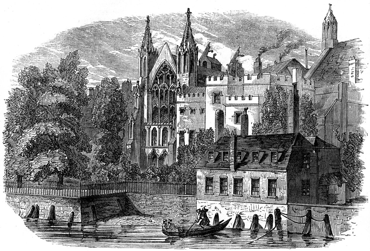River Front of the Old House of Peers House of Lords, London by Unbekannt