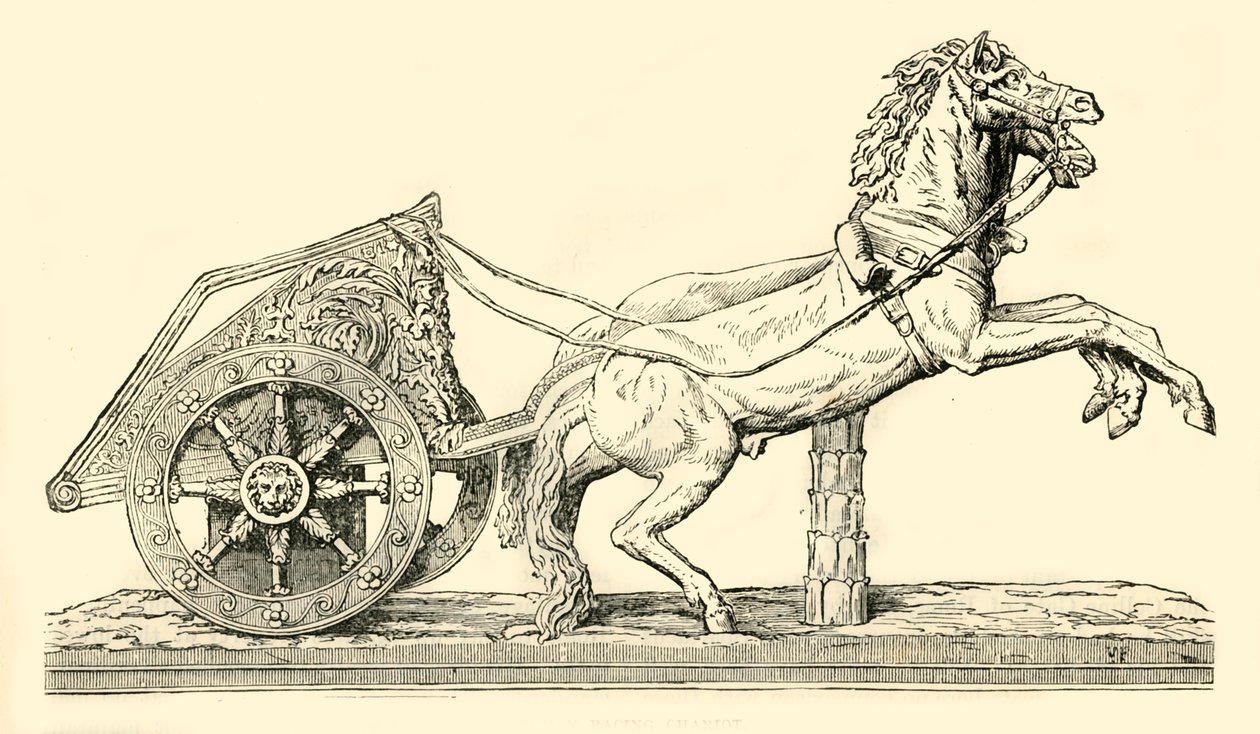 Roman Racing Chariot by Unbekannt