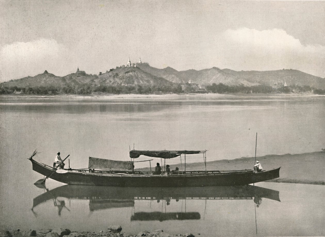 Sagaing, on the Irrawaddy - Every Hill Top Crowned with a Pagoda by Unbekannt