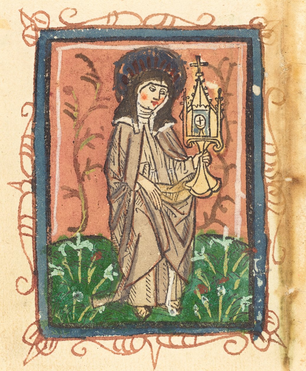 Saint Clare of Assisi by Unbekannt