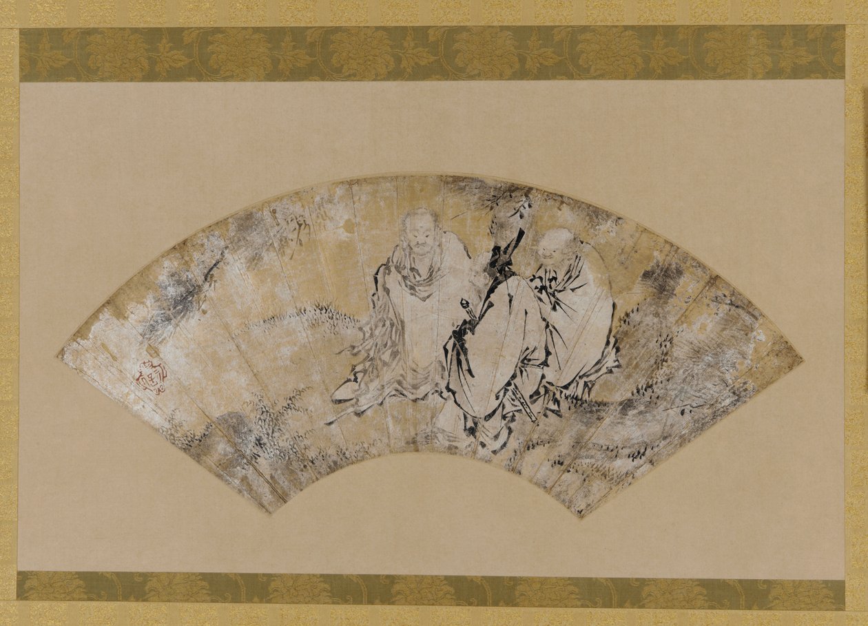 Sakyamuni, Confucius and Lao-tzu Under a Pine by Unbekannt