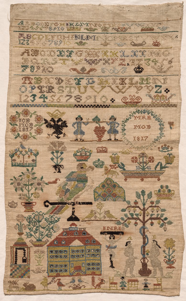 Sampler Fragment by Unbekannt