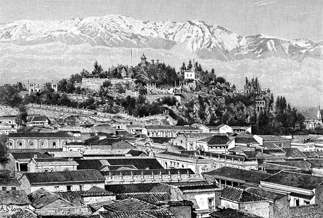 Santiago, Chile, 1895 by Unbekannt