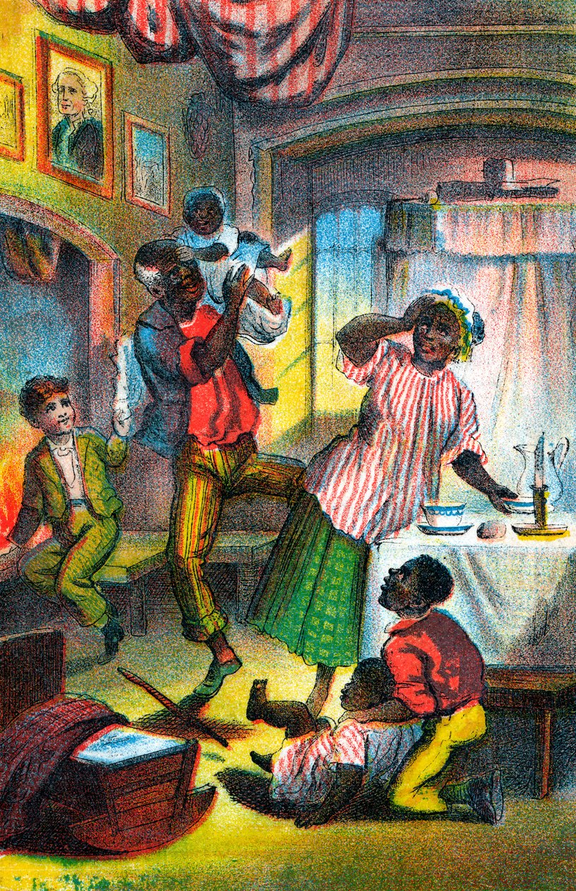 Scene from Harriet Beecher Stowe