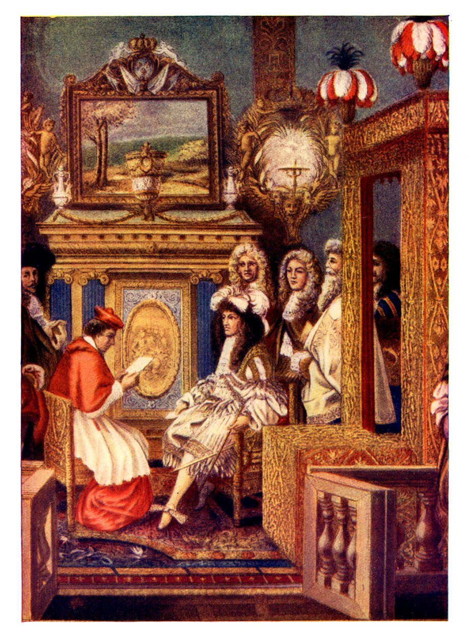 Scene from a French Court, 19th Century by Unbekannt