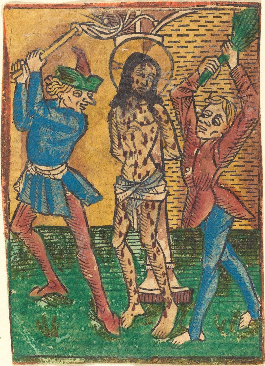 Scourging of Christ by Unbekannt: Premium art reproduction