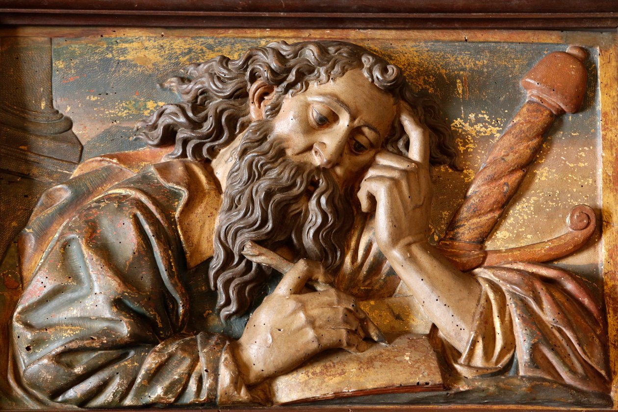 Sculpture in Mallorca Cathedral: Saint Paul, Palma, Spain by Unbekannt