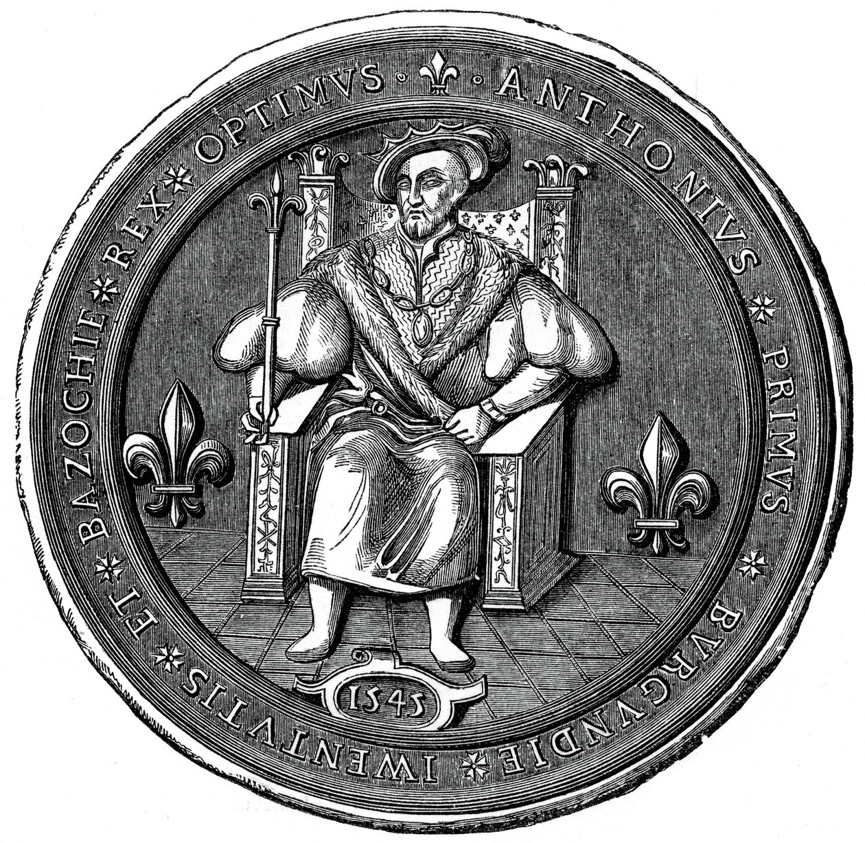 Seal of the King of the Basoche by Unbekannt
