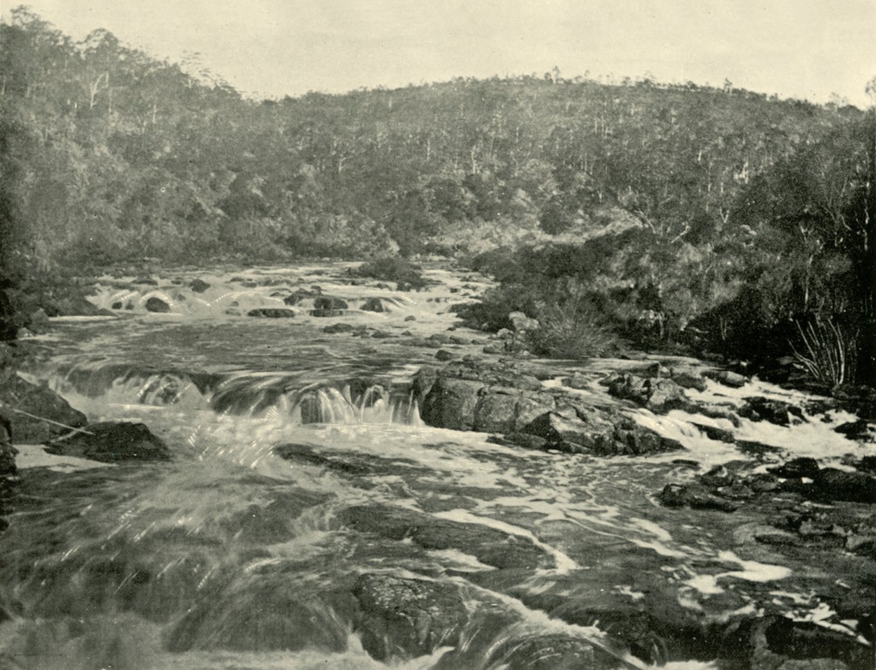 Second Basin, South Esk River, 1901 by Unbekannt