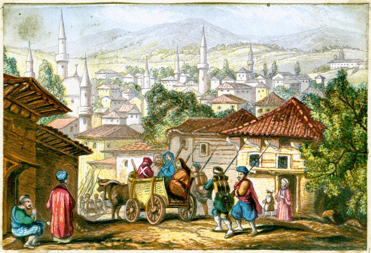 Shumla. A city in the Northeastern part of Bulgaria, 19th century by Unbekannt