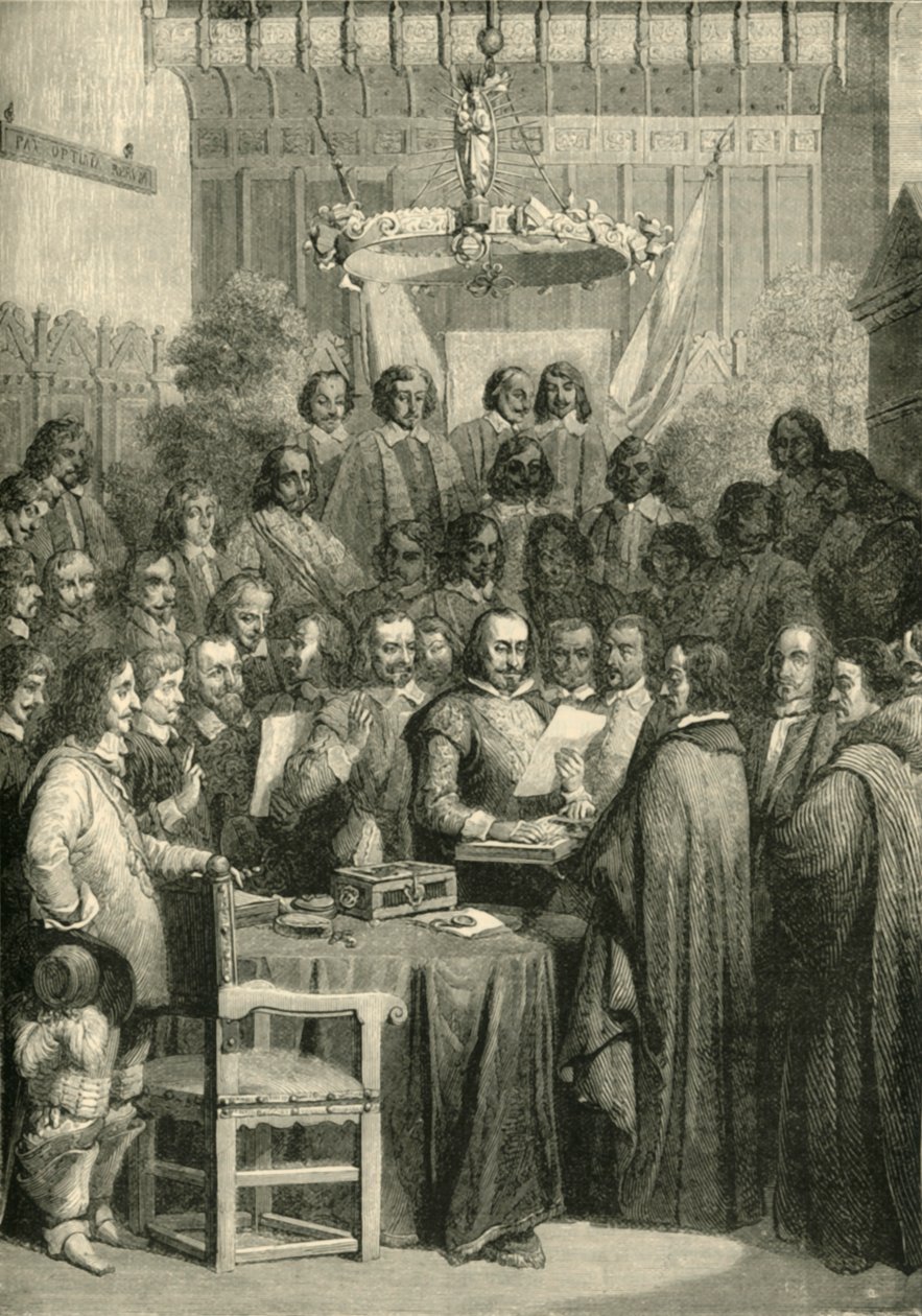 Signing of the Treaty of Westphalia, 24 October 1648 by Unbekannt