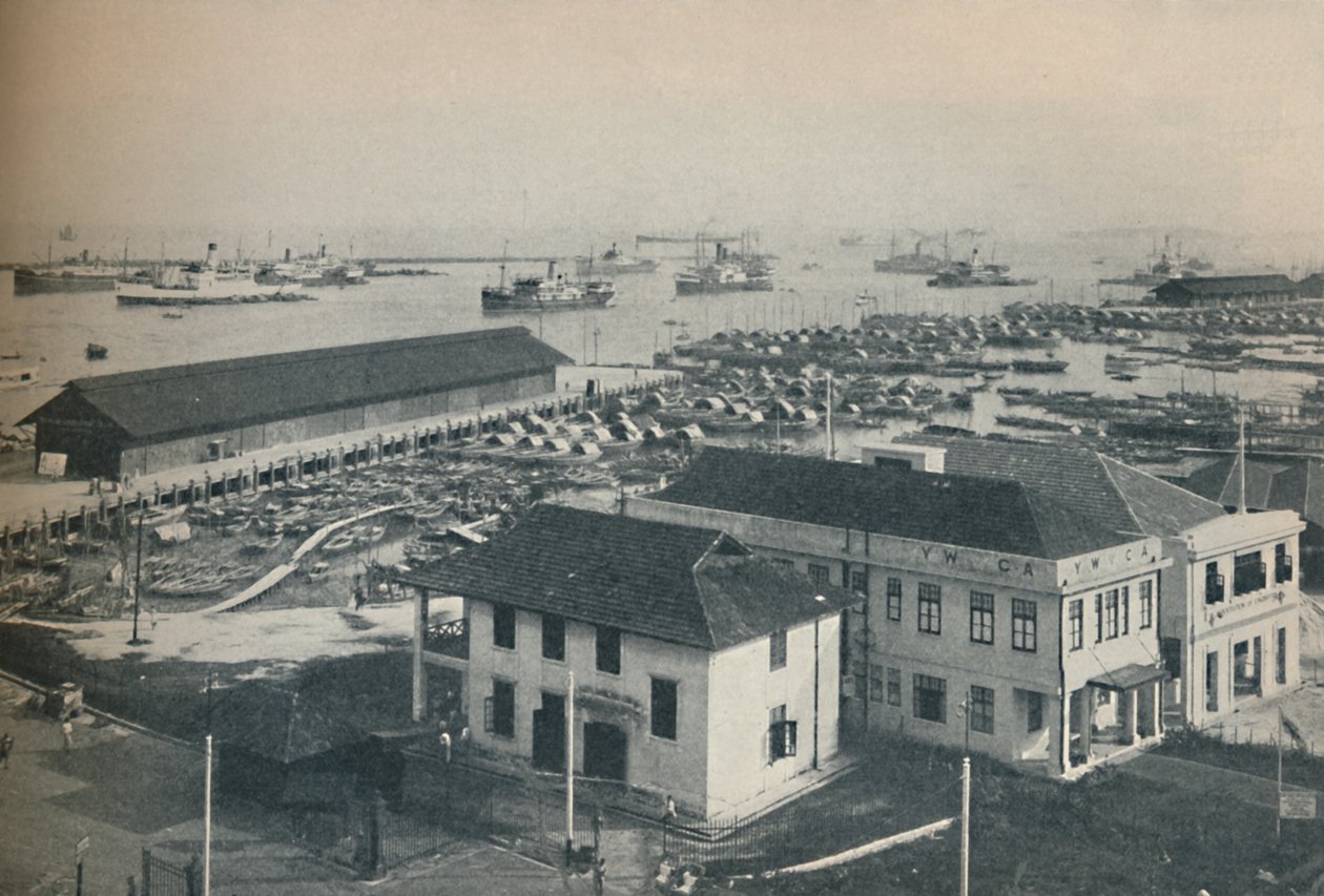 Singapore Harbour is Always Crowded with Shipping of Many Types and Nationalities by Unbekannt