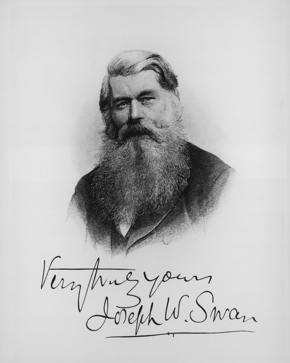 Sir Joseph Wilson Swan, Scientist and Inventor by Unbekannt