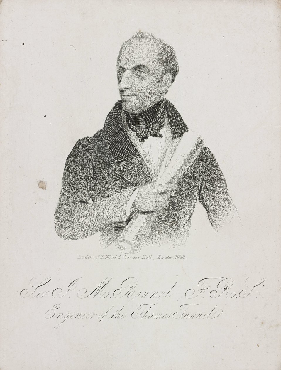 Sir Marc Isambard Brunel, French-born English engineer and inventor, c 1810s by Unbekannt