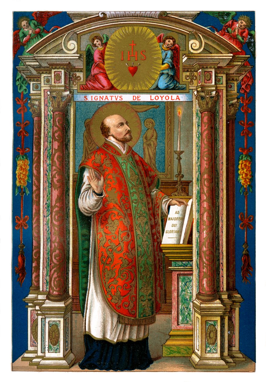 St Ignatius of Loyola by Unbekannt: Buy fine art print