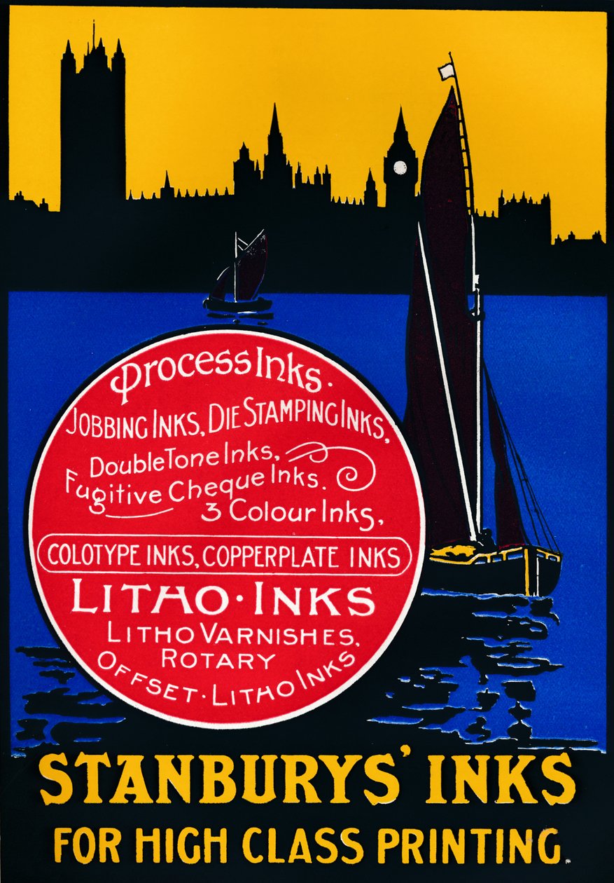 Stansburys Inks for High Class Painting, 1910 by Unbekannt