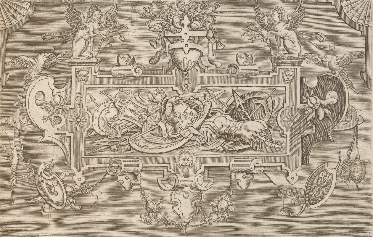 Cartouches and Other Ornaments by Unbekannt