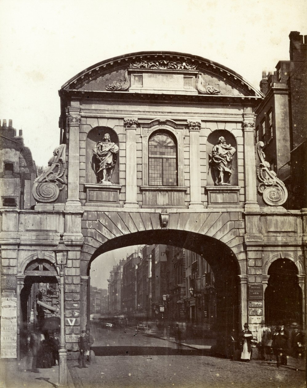 Temple Bar, London, 19th Century by Unbekannt