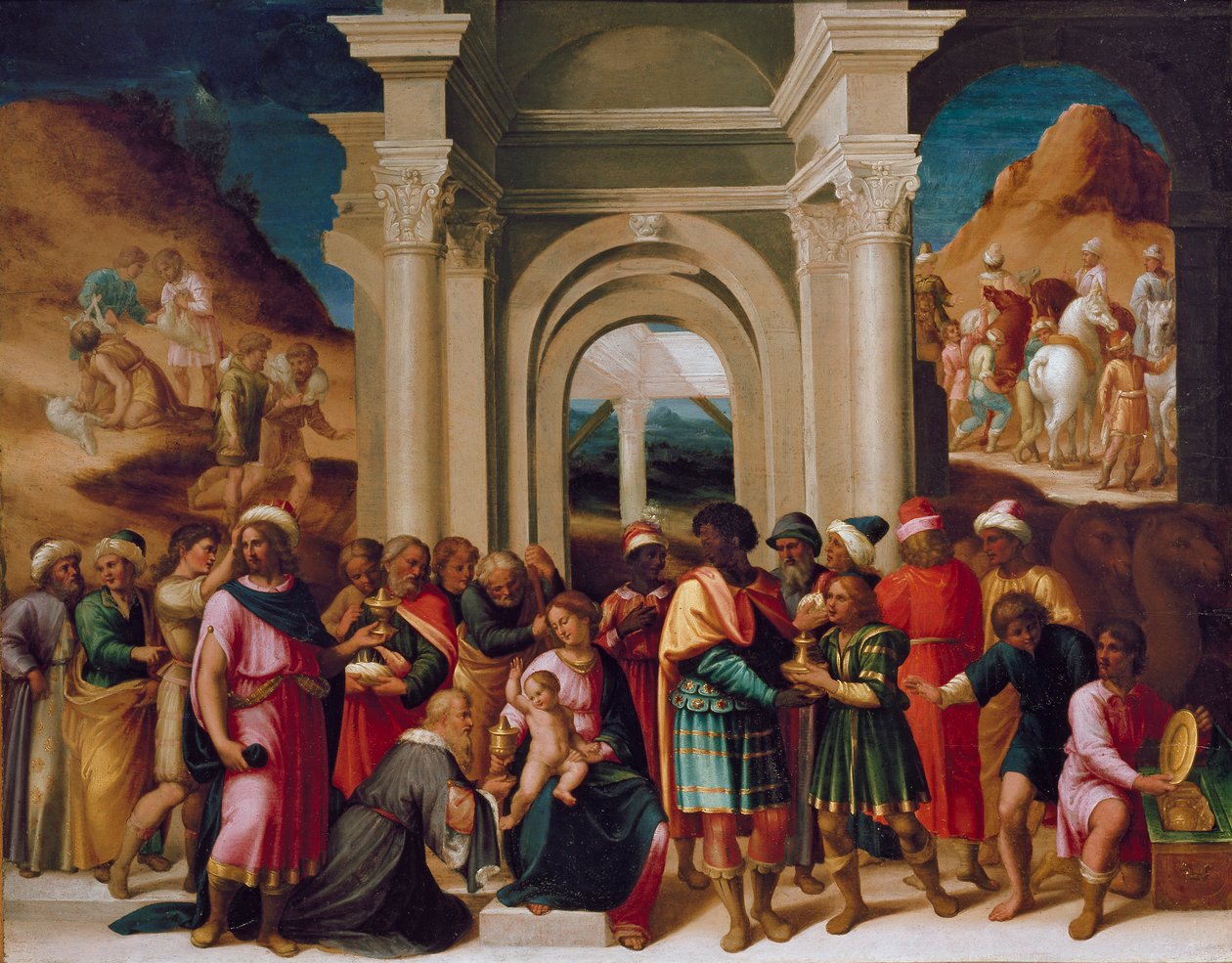 The Adoration of the Magi by Unbekannt: Buy fine art print