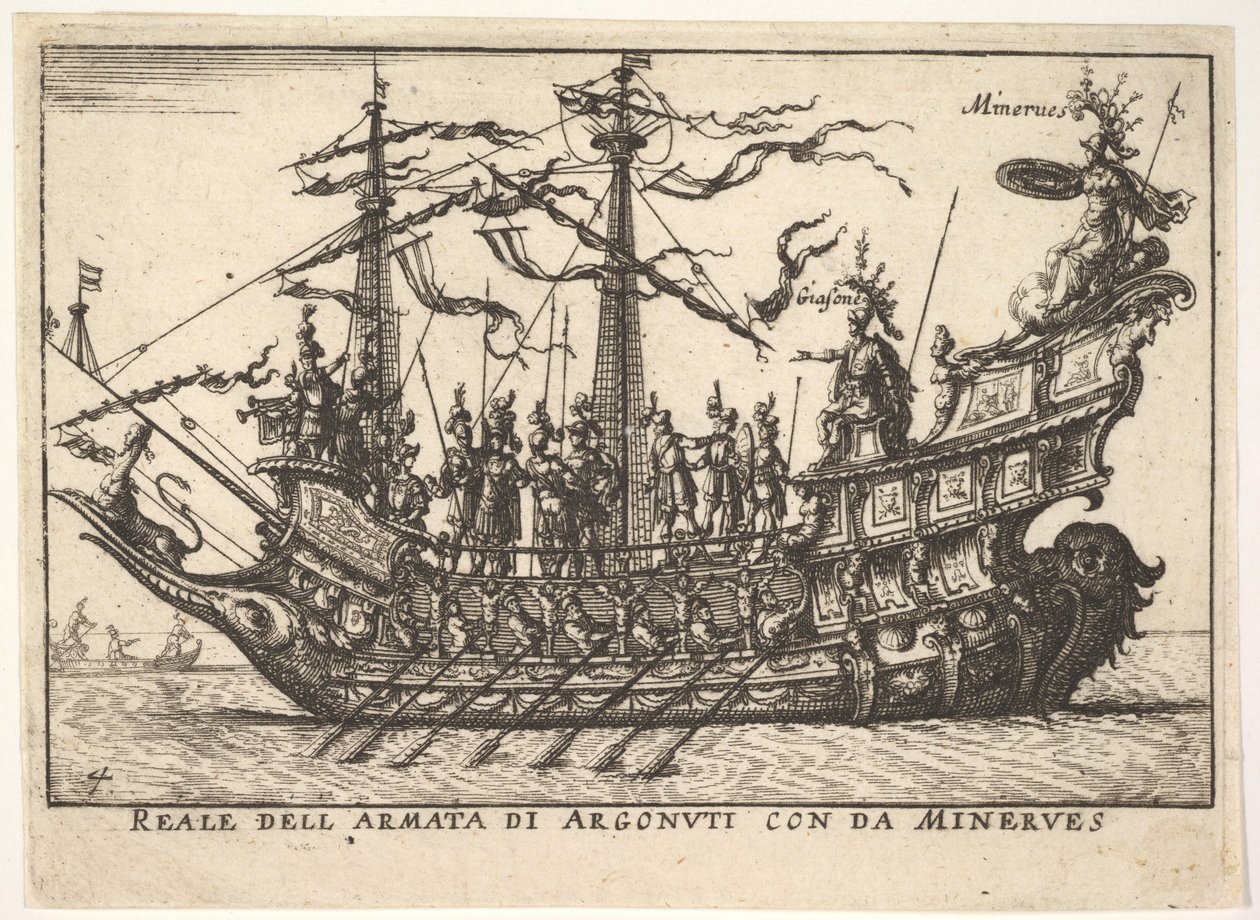 The Argonauts Led by Minerva, from the Series by Unbekannt