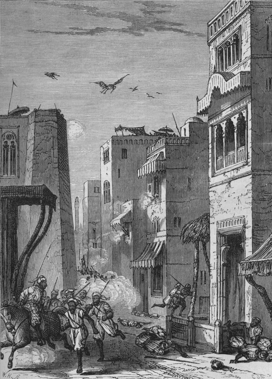 The British Troops Entering Moultan by Unbekannt
