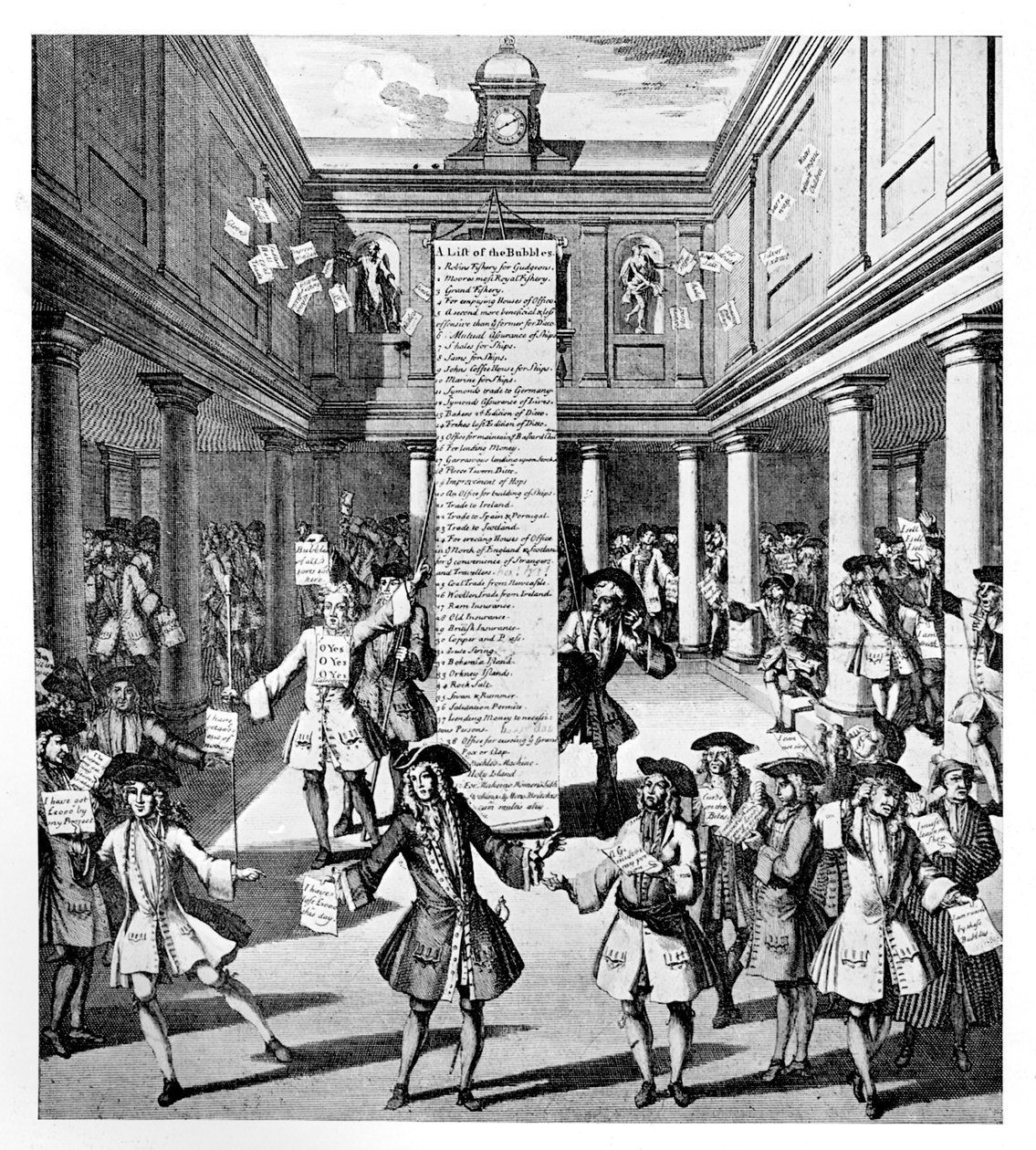 The Bubblers Bubbled or The Devil Take the Hindmost, 1720 by Unbekannt