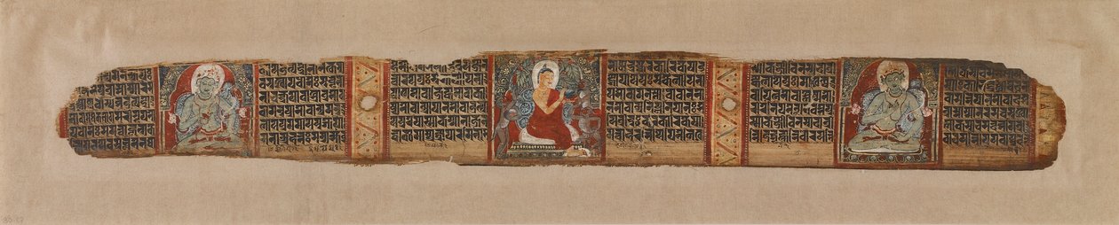 The Buddha Distributes Honey, from a Prajnaparamita Manuscript by Unbekannt
