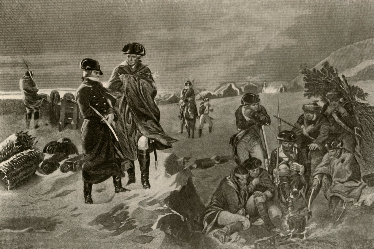 The Camp at Valley Forge. Officers