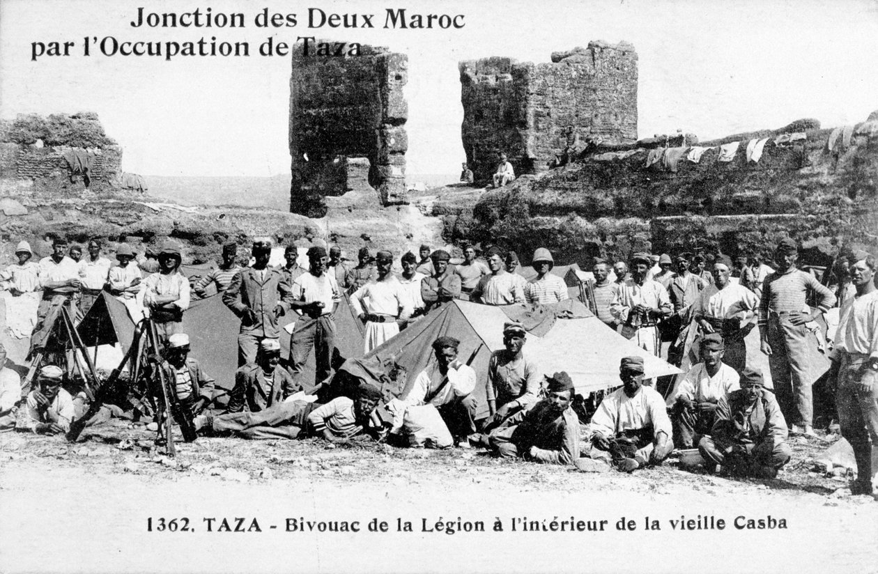 The Camp of the Foreign Legion, Taza, Morocco, 1904 by Unbekannt