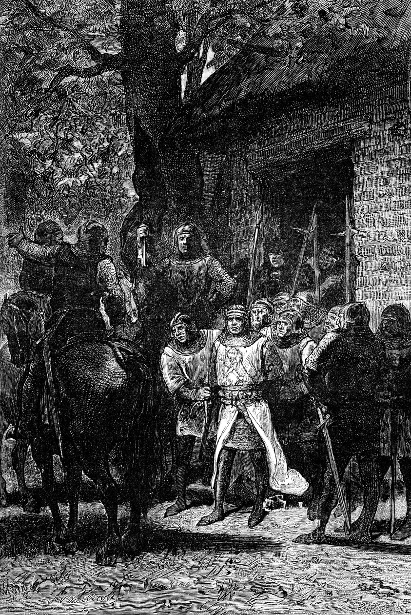 The Capture of Richard the Lion by Unbekannt