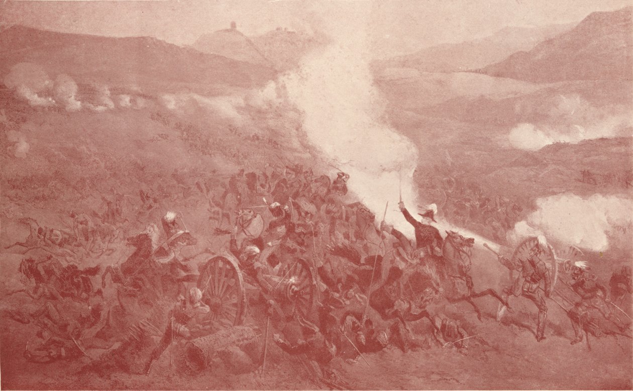 The Cavalry Charge at Balaclava by Unbekannt