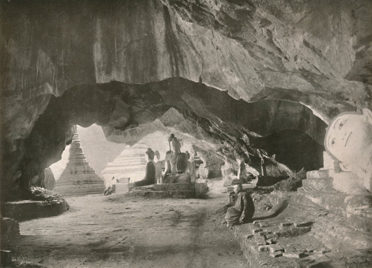 The Caves at Moulmein, 1900 by Unbekannt