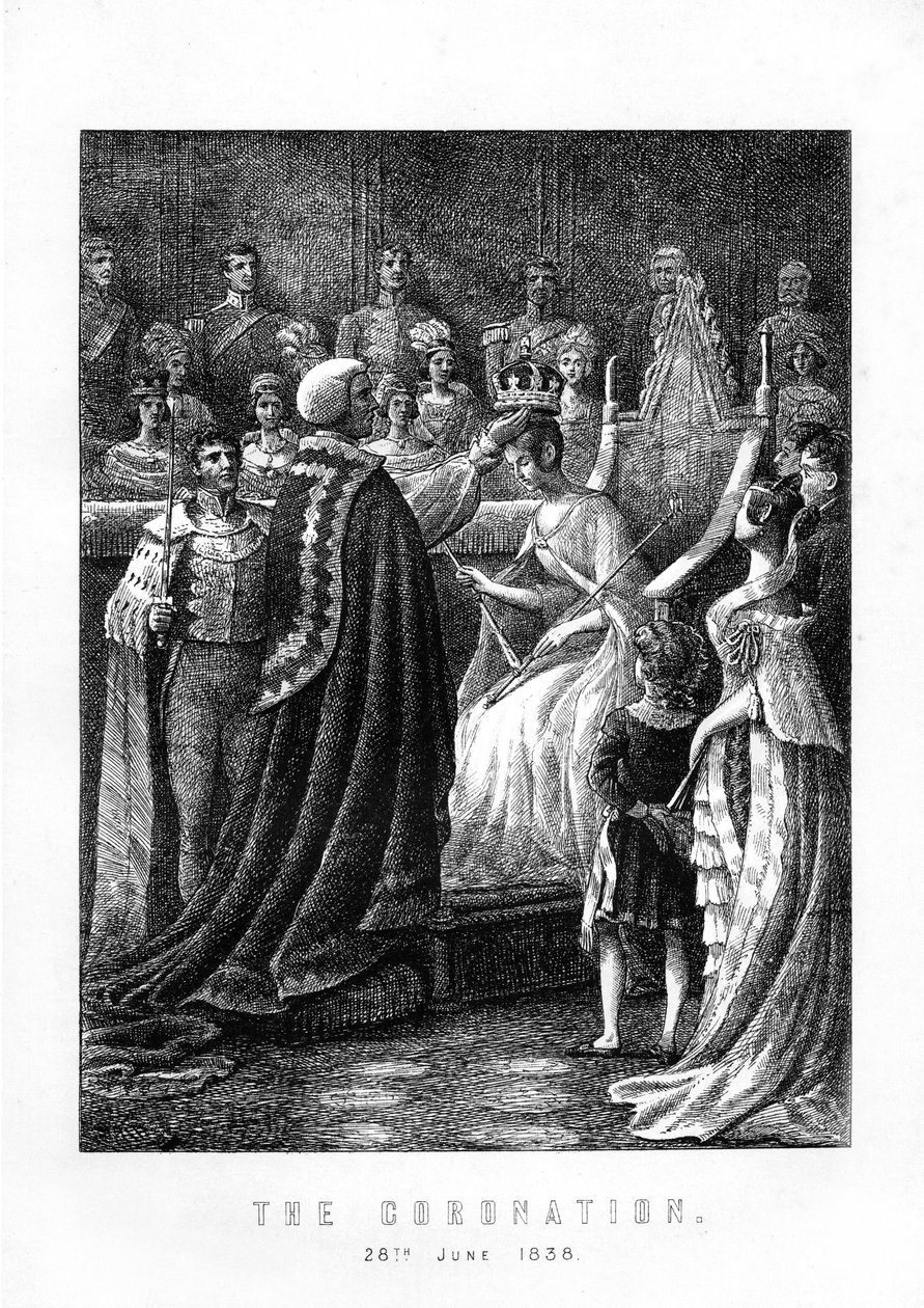 The Coronation of Queen Victoria, Westminster Abbey, London, 28th June 1838, 1899 by Unbekannt