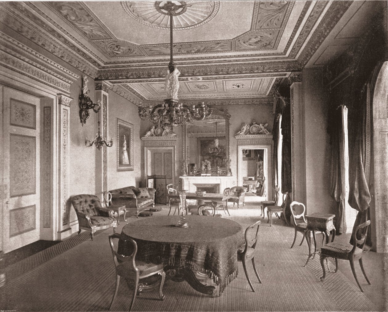 The Council Chamber, Osborne House, East Cowes, Isle of Wight by Unbekannt