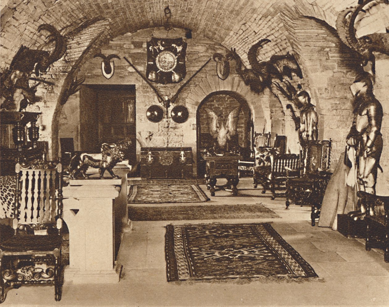 The Crypt, Glamis Castle by Unbekannt
