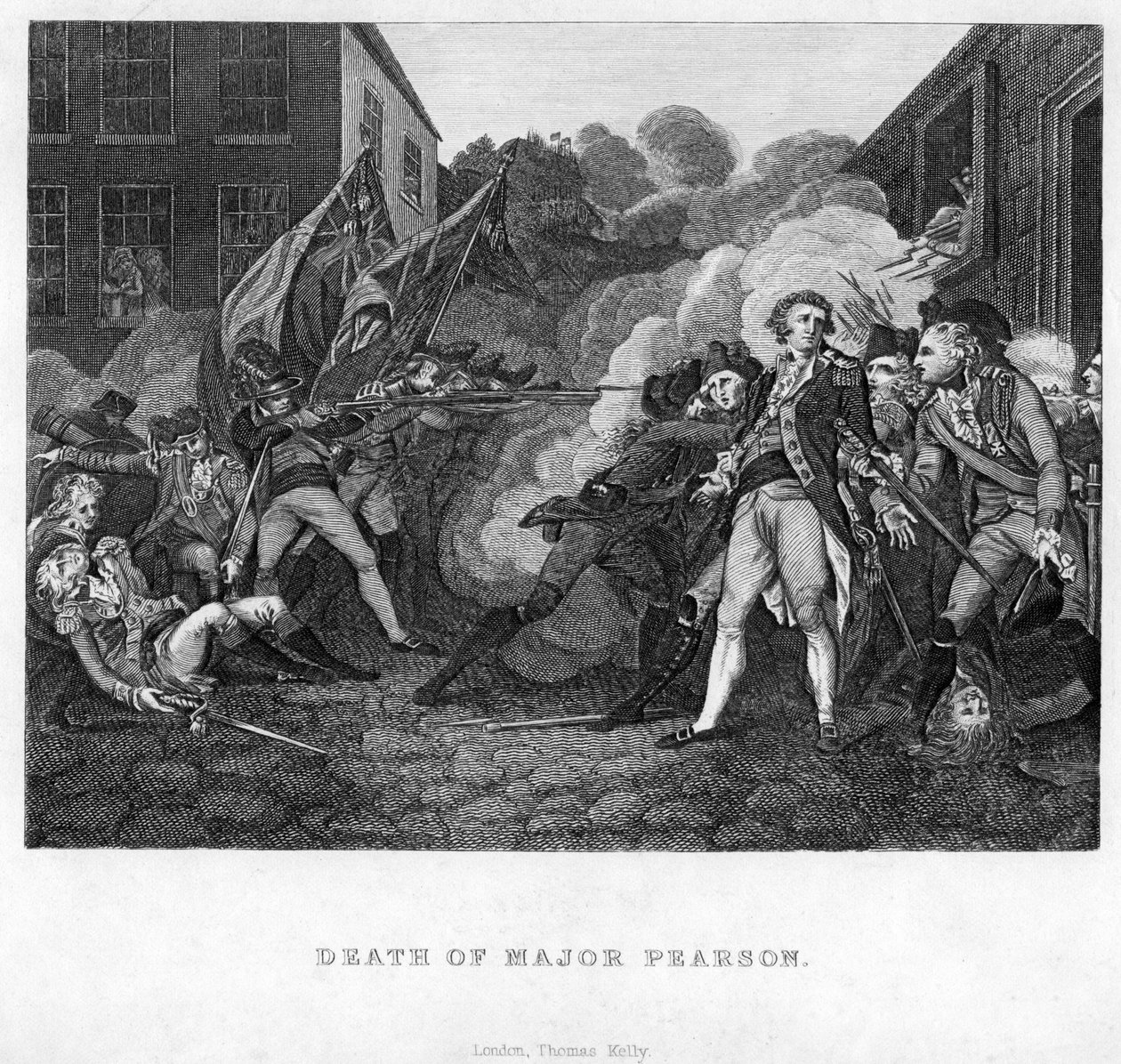The Death of Major Pearson by Unbekannt