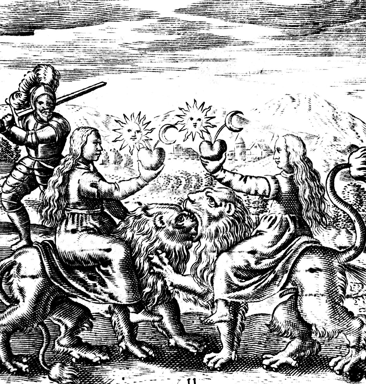 The Eleventh Key of Basil Valentine, legendary 15th century German monk and alchemist, 1651 by Unbekannt