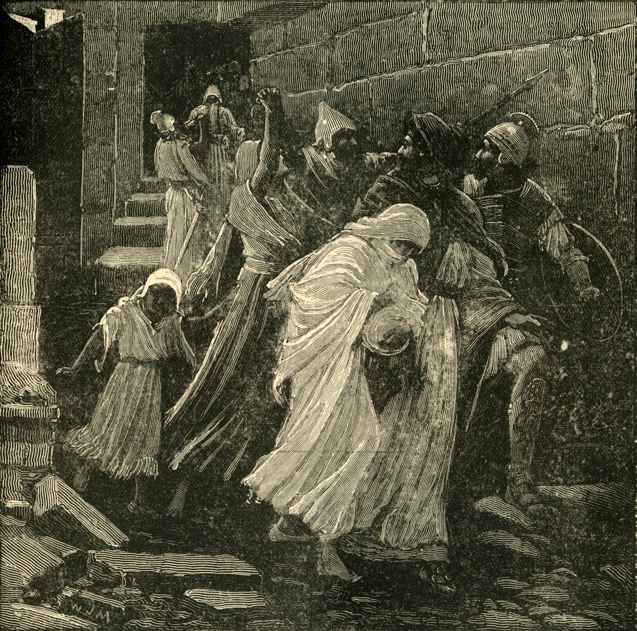 The Flight of Zedekiah by Unbekannt