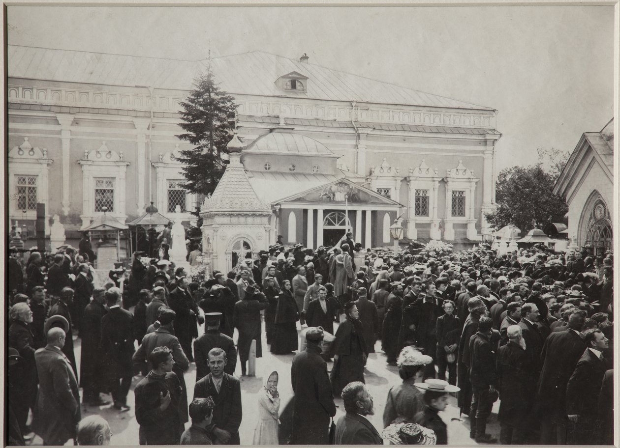 The Funeral of Anton Chekhov on the Novodevichy Cemetery, July 22, 1904 by Unbekannt