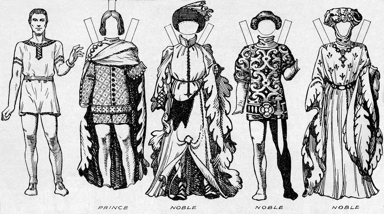 The Gallery of Costume: Dresses Worn in the Last Years of Edward III