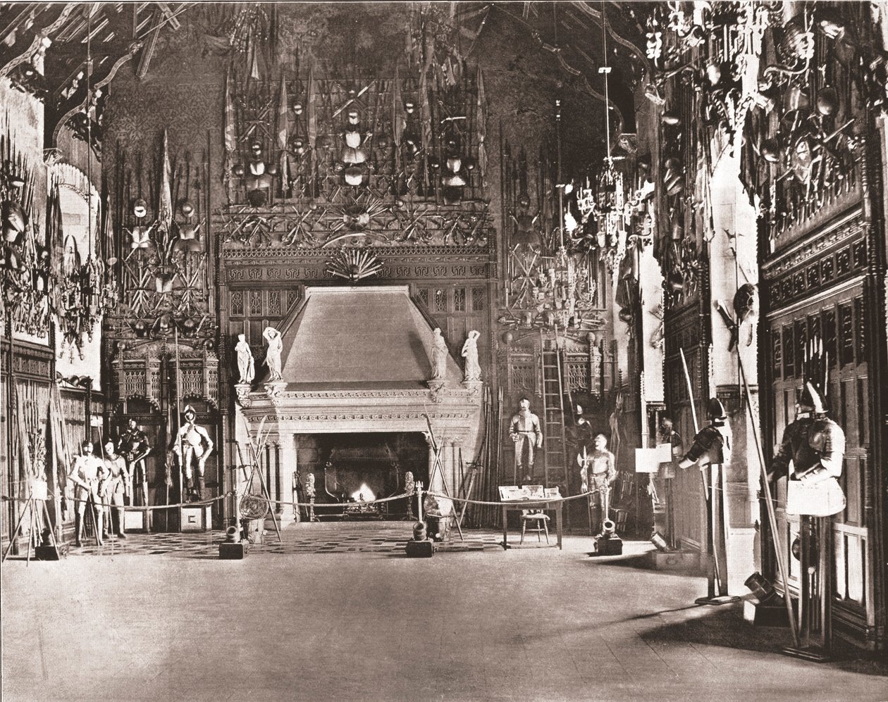 The Great Hall, Edinburgh Castle, Edinburgh, Scotland, 1894 by Unbekannt