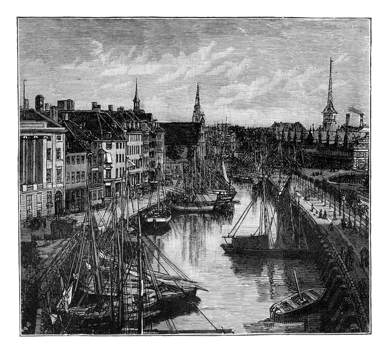 The Harbour, Copenhagen, Denmark by Unbekannt